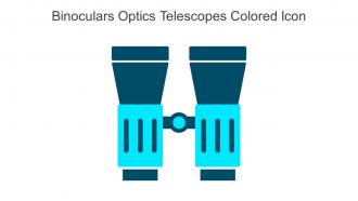 Binoculars Optics Telescopes Colored Icon In Powerpoint Pptx Png And Editable Eps Format