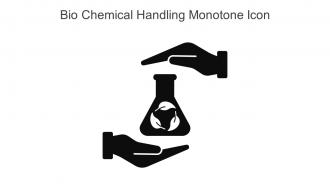 Bio Chemical Handling Monotone Icon In Powerpoint Pptx Png And Editable Eps Format