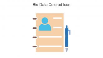 Bio Data Colored Icon In Powerpoint Pptx Png And Editable Eps Format