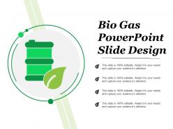 Bio gas powerpoint slide design