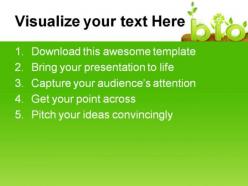 Bio green environment powerpoint templates and powerpoint backgrounds 0511