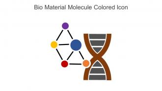 Bio Material Molecule Colored Icon In Powerpoint Pptx Png And Editable Eps Format