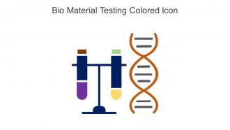 Bio Material Testing Colored Icon In Powerpoint Pptx Png And Editable Eps Format
