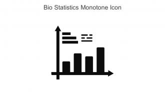 Bio Statistics Monotone Icon In Powerpoint Pptx Png And Editable Eps Format