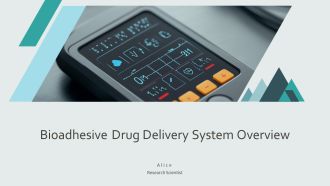 Bioadhesive Drug Delivery System Overview PPT Summary AT
