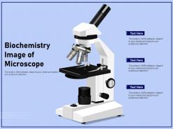 Biochemistry image of microscope