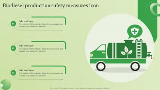 Biodiesel Production Safety Measures Icon