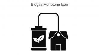 Biogas Monotone Icon In Powerpoint Pptx Png And Editable Eps Format