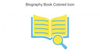 Biography Book Colored Icon In Powerpoint Pptx Png And Editable Eps Format
