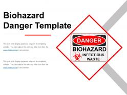 Biohazard danger template powerpoint graphics