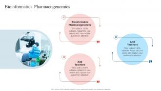Bioinformatics Pharmacogenomics In Powerpoint And Google Slides Cpp