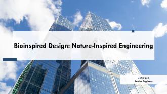 Bioinspired Design Nature Inspired Engineering PPT Sample ST AI