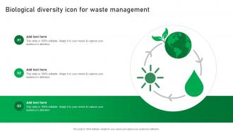 Biological Diversity Icon For Waste Management