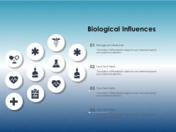 Biological influences ppt powerpoint presentation show example introduction