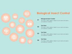 Biological insect control ppt powerpoint presentation slides graphics tutorials