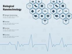 Biological nanotechnology ppt powerpoint presentation pictures background image