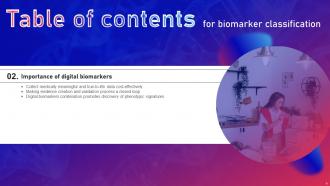 Biomarker Classification IT Powerpoint Presentation Slides Ideas Captivating