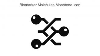 Biomarker Molecules Monotone Icon In Powerpoint Pptx Png And Editable Eps Format