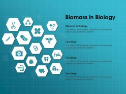 Biomass in biology ppt powerpoint presentation layouts vector