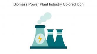 Biomass Power Plant Industry Colored Icon In Powerpoint Pptx Png And Editable Eps Format