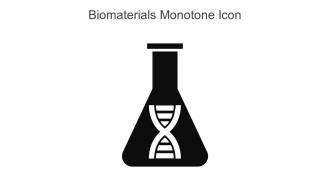 Biomaterials Monotone Icon In Powerpoint Pptx Png And Editable Eps Format