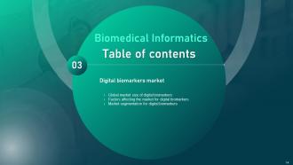 Biomedical Informatics Powerpoint Presentation Slides Good Engaging