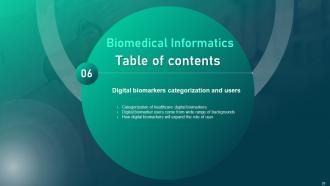 Biomedical Informatics Powerpoint Presentation Slides Impressive Engaging
