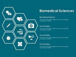Biomedical sciences ppt powerpoint presentation styles deck
