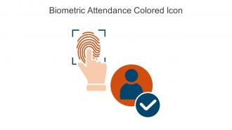 Biometric Attendance Colored Icon In Powerpoint Pptx Png And Editable Eps Format