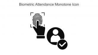 Biometric Attendance Monotone Icon In Powerpoint Pptx Png And Editable Eps Format