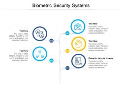 Biometric security systems ppt powerpoint presentation slides deck cpb