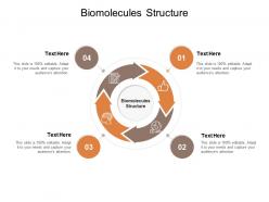 Biomolecules structure ppt powerpoint presentation slides portfolio cpb
