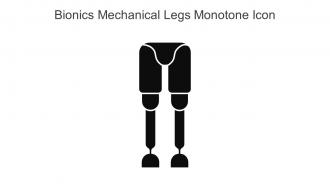 Bionics Mechanical Legs Monotone Icon In Powerpoint Pptx Png And Editable Eps Format