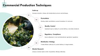 Biopesticide Development From Discovery To Commercial Production PPT Slides AT Content Ready Designed