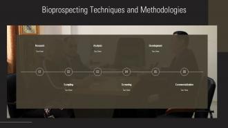 Bioprospecting Exploration Natural Resources Commercial Use PPT Sample ST AI Pre-designed Content Ready