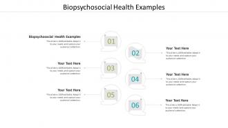 Biopsychosocial health examples ppt powerpoint presentation summary cpb