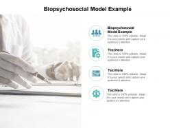 Biopsychosocial model example ppt powerpoint presentation icon structure cpb