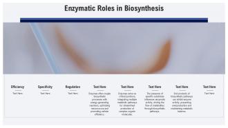 Biosynthesis Pathways Metabolic Processes Organisms PPT Sample ST AI Impressive Attractive