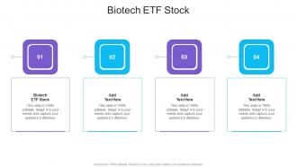 Biotech ETF Stock In Powerpoint And Google Slides Cpb
