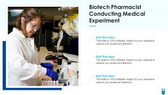 Biotech experiment drug discovery medical professional working