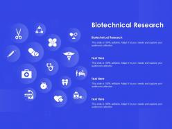 Biotechnical research ppt powerpoint presentation file design inspiration