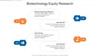 Biotechnology Equity Research In Powerpoint And Google Slides Cpb