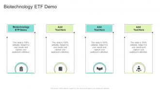Biotechnology Etf Demo In Powerpoint And Google Slides Cpb