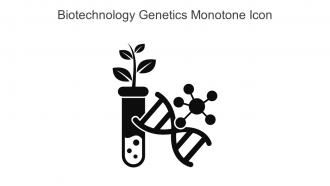 Biotechnology Genetics Monotone Icon In Powerpoint Pptx Png And Editable Eps Format