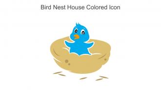 Bird Nest House Colored Icon In Powerpoint Pptx Png And Editable Eps Format
