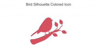 Bird Silhouette Colored Icon In Powerpoint Pptx Png And Editable Eps Format
