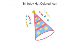 Birthday Hat Colored Icon In Powerpoint Pptx Png And Editable Eps Format