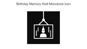 Birthday Memory Wall Monotone Icon In Powerpoint Pptx Png And Editable Eps Format