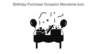 Birthday Purchase Occasion Monotone Icon In Powerpoint Pptx Png And Editable Eps Format