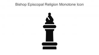 Bishop Episcopal Religion Monotone Icon In Powerpoint Pptx Png And Editable Eps Format